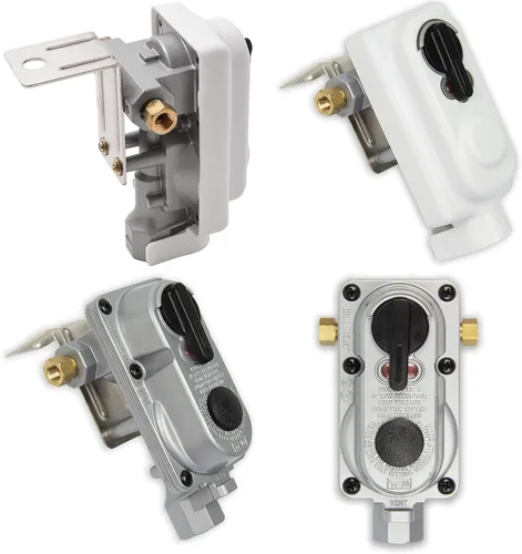 Vista 6 de Flame King (KT12ACR6) - regulador de gas propano LP de dos etapas, con recambio automático