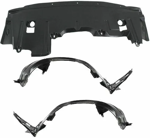 Vista 3 de Protector contra salpicaduras para el lado del conductor y del pasajero para Nissan Altima Coupe 2010-2013/2009-2012 Sedan Direct Replacement