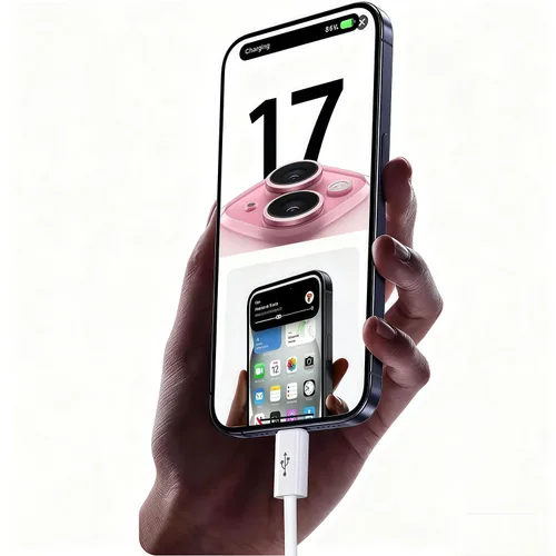 Vista 2 de Paquete de 2 cables de carga CarPlay cortos de 1.5 pies compatibles con iPhone 17/16E/16/15, 17Air, 15 16 17 Pro Max, cable de carga Plus, cable