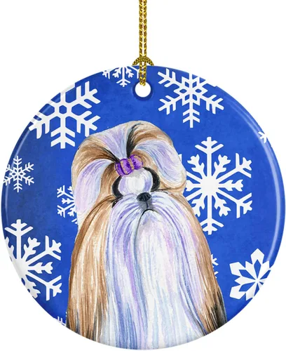 Vista 111 de Caroline's Treasures Cavalier Spaniel - Adorno de cerámica para colgar en el árbol de Navidad, para el hogar, Navidad, fiestas, regalo, 3 pulgadas