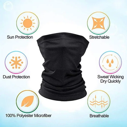 Vista 2 de YEKEYI - Funda protectora para la cara de verano, protección UV, bufanda para la cara, cuello, polaina, pañuelo mágico, protector solar