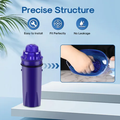 Vista 3 de ICEPURE Filtro de agua de repuesto para jarra PUR CRF950Z, CRF-950Z, PPF900Z, PPF951K, PPT700W, CR-1100C, CR1100CV, DS-1800Z, PPT711W, PPT711B