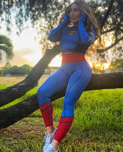 Vista 6 de DC Comics Leggings de entrenamiento para mujer, sin costuras, para gimnasio, yoga, fitness, Wonder Woman Batman, Harley Quinn Superman