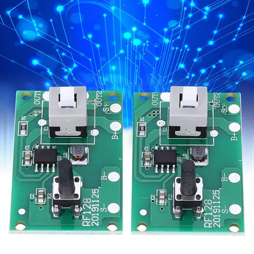 Vista 6 de Oumefar Módulo controlador de cadena de lámpara solar, placa de circuito de 1.2 V con 8 modos y accesorios de luz de interruptor, corriente máxima