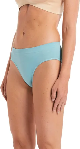 Vista 2 de Ropa interior de bikini de nailon y elastano para mujer, sin costuras, bragas suaves, elásticas, ropa interior hipster, talla grande, paquete de 6