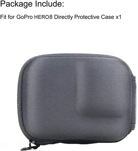 Vista 9 de SOONSUN Mini estuche de transporte duro para GoPro Hero 8 Negro, estuche compacto de almacenamiento de EVA protector de viaje