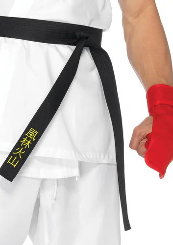 Vista 3 de Leg Avenue Disfraz de Street Fighter Ryu para hombre, Blanco