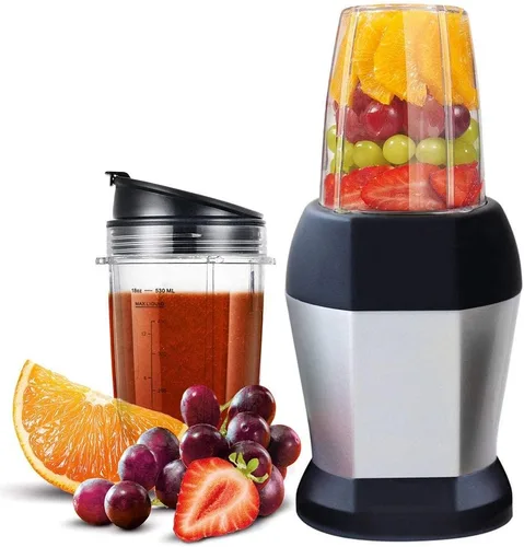 Vista 6 de Vasos de repuesto para licuadora Ninja, vaso de 18 onzas con 2 tapas de sellado para sorbos y 2 juntas de goma, compatibles con licuadoras Nutri