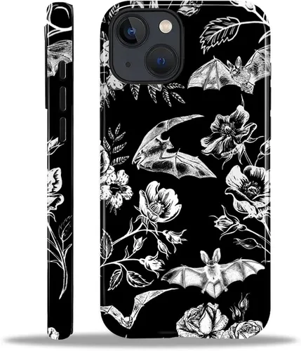 Vista 43 de Funda para iPhone 11, resistente híbrida 2 en 1, protección completa contra golpes con acabado brillante, diseño de collage de tela a cuadros