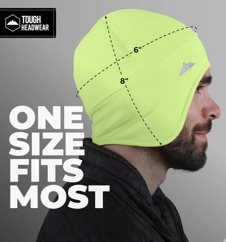 Vista 20 de Tough Headwear Gorras térmicas para casco para hombre, para invierno, gorra de casco y gorras de ciclismo para correr, esquiar, deportes de invierno