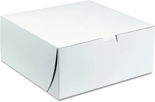 Vista 12 de Southern Champion Tray 0961K - Caja de panadería de cartón kraft sin bloqueo de ventana, 9 pulgadas de largo x 9 pulgadas de ancho x 4 pulgadas