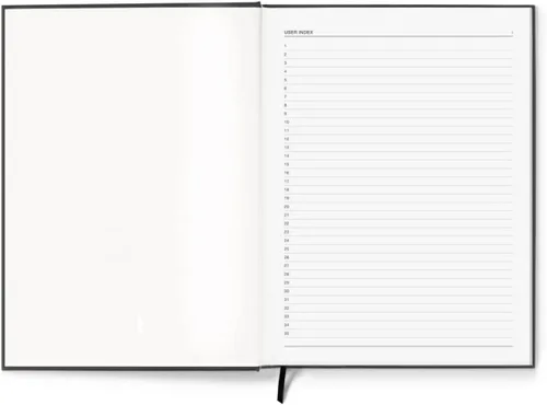 Vista 6 de Vela Sciences Advanced S7-G - Cuaderno de laboratorio expandido ProCover de 9.25 x 11.75 pulgadas (9.3 x 11.8 in), 144 páginas, cuero sintético