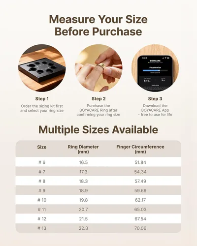 Vista 2 de Anillo inteligente para mujeres/hombres, anillo de seguimiento de actividad física con vibración de llamada y alarma, frecuencia cardíaca, oxígeno
