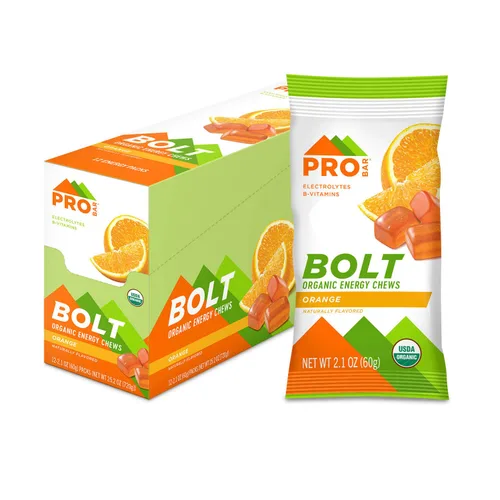 Vista 12 de Probar - Masticables energéticos orgánicos Bolt, explosión de bayas, sin OMG, sin gluten, certificado orgánico USDA, saludable, energía natural