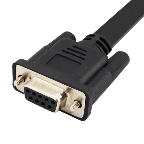 Vista 7 de 1.5M 5ft OBD2 OBDII 16 Pin macho a DB9 Serial RS232 Puerto hembra OBD Cable Adaptador de cable de extensión de diagnóstico Conector con interruptor