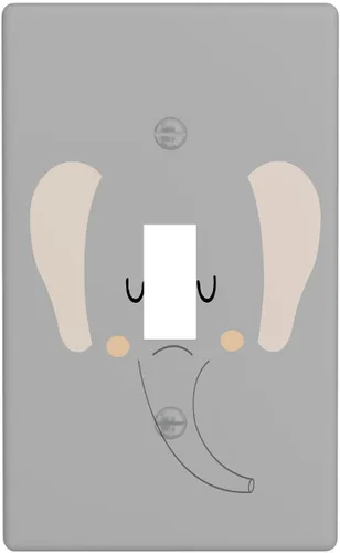 Vista 83 de Lindo Koala - Placa de interruptor de luz de 1 banda, placa de pared basculante individual, placa decorativa eléctrica GFCI para decoración