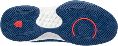 Vista 6 de K-Swiss Zapato de pickleball Express Light para hombre (azul ópaloblanco de blancaazul cian)