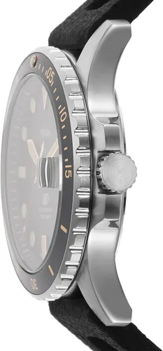 Vista 2 de Fossil Reloj casual de cuarzo azul para hombre inspirado en buceo