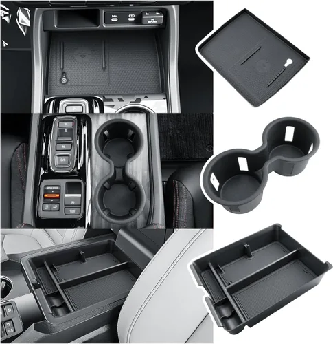 Vista 17 de BIBIBO Paquete de 2 para Organizador de Consola Central Honda Passport 2026, Bandeja Organizadora Central Honda Passport/Passport Híbrido 2026