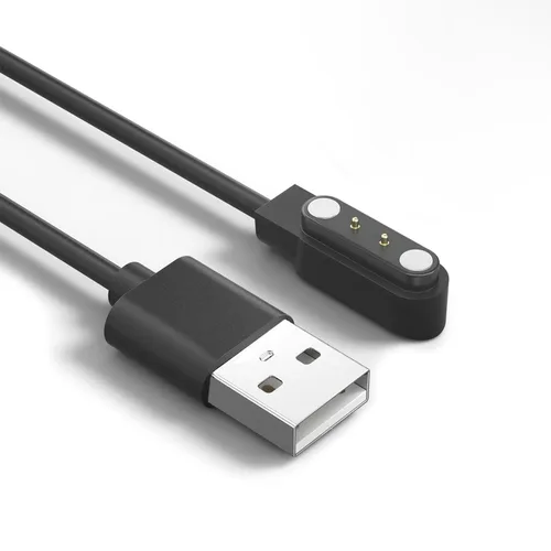 Vista 2 de Cargadores de 2 pines para cargador de reloj inteligente IP68/IP67, cable de carga USB magnético de 0.157 in para IP67/IP68 impermeable reloj