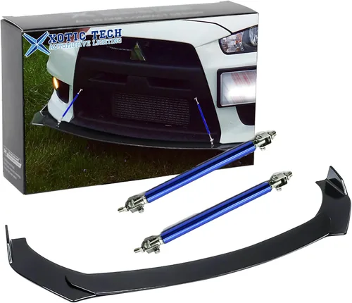 Vista 14 de x xotic tech Labio Universal para Parachoques Delantero Alerón de Barbilla Divisor Difusor Protector de Ala Moldura Kit de Carrocería de Coche