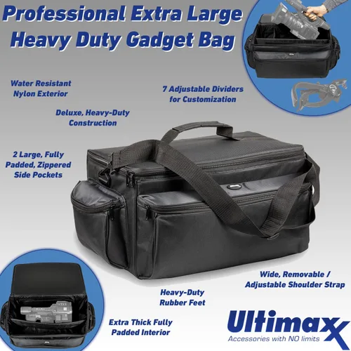 Vista 2 de Fotografía acolchada videocámara de película Accesorios de equipo de cámara de video estuche (negro) para Nikon, Canon, Sony, Pentax, Olympus