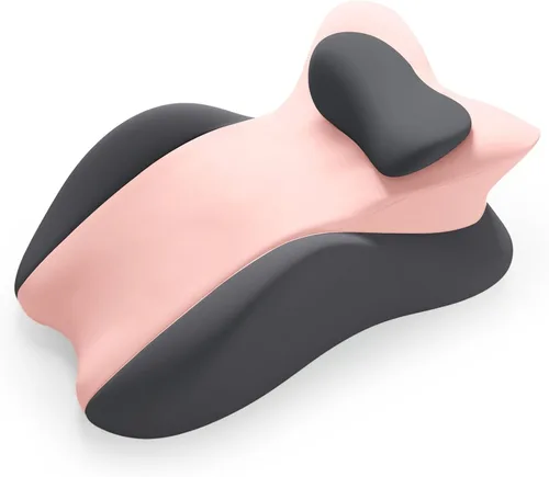 Vista 10 de MIFXIN Almohada de cuña de espuma viscoelástica para adultos, almohada propensa a dormir, soporte ergonómico para dolor de espalda y sentarse, Negro