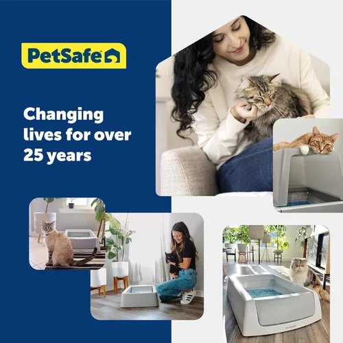 Vista 6 de PetSafe ScoopFree Arena Natural Premium para Gatos - Arena Ecológica de Larga Duración - Diseño de Alta Absorción y Bajo Rastreo - Guijarros que No
