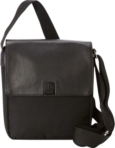 Vista 3 de Bugatti Basel - Bolso bandolera vertical (9.1 in), Marrón), MSG49425202BROWN