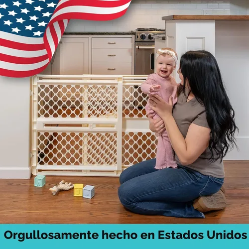 Vista 6 de Super puerta ergonómica estados del norte, puerta de seguridad de North States Industries, Ivory