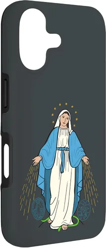 Vista 3 de Nuestra Señora de Gracia - Funda Milagrosa Virgen de la Medalla para iPhone 17