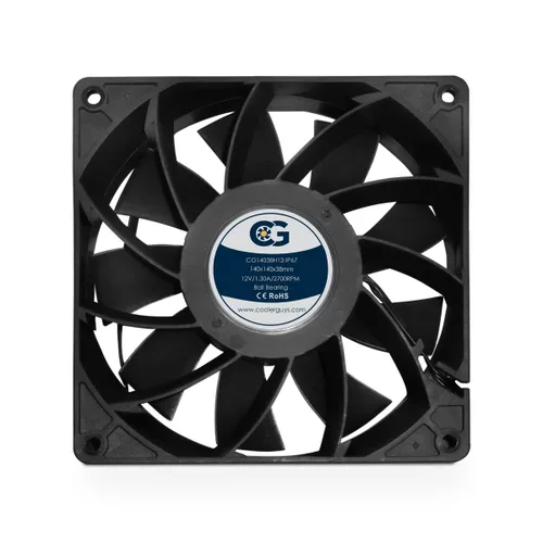 Vista 5 de Coolerguys Ventilador IP67 impermeable 12vDC (alta velocidad, 0.984x0.394 in)