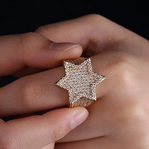 Vista 4 de DOCCESTU Juego de anillos de compromiso nupcial de plata de ley 925 para mujer, con forma de corazón, anillo de compromiso de boda con halo de plata