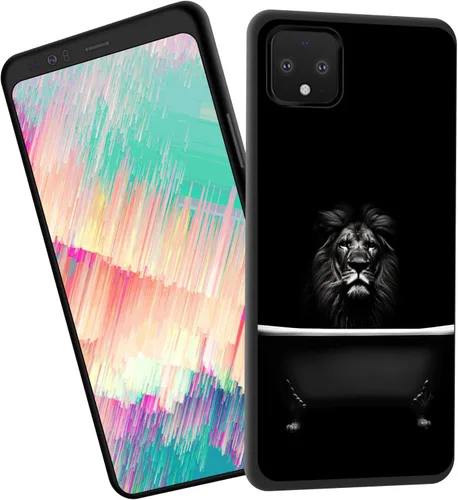 Vista 522 de Funda delgada para Google Pixel 4 XL, funda delgada de silicona de TPU suave a prueba de golpes para Google Pixel 4 XL, astronauta Galaxy