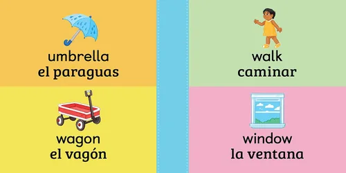 Vista 9 de 100 First Words for Toddlers English-Spanish Bilingual 100 primeras palabras para niños pequeños Inglés - Español Bilingüe