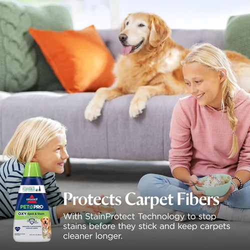 Vista 7 de Bissell PET PRO OXY - Fórmula de manchas y manchas para limpiadores portátiles de alfombras, 32 onzas, 2034