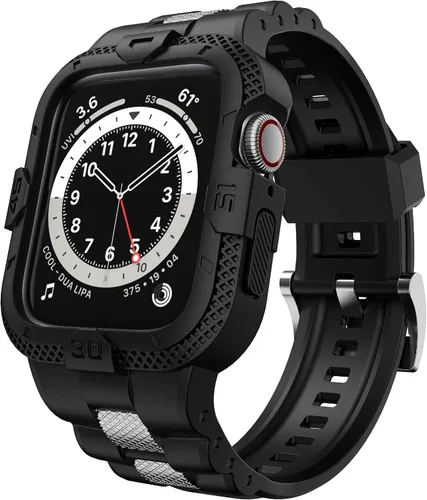 Vista 14 de Correas Compatibles para Apple Watch de 41mm, 40mm, 38mm, Correa Deportiva Resistente para Hombres con Estuche Protector para Watch Series 9, 8