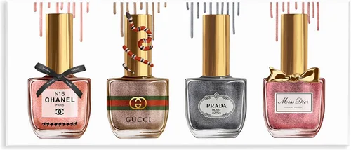 Vista 8 de Stupell Industries 'Glam Nail Polish Collection' Canvas Art Stupell Industries 40 x 17 Inches, Easy to Hang and Sturdy, Made in USA, by Ziwei Li