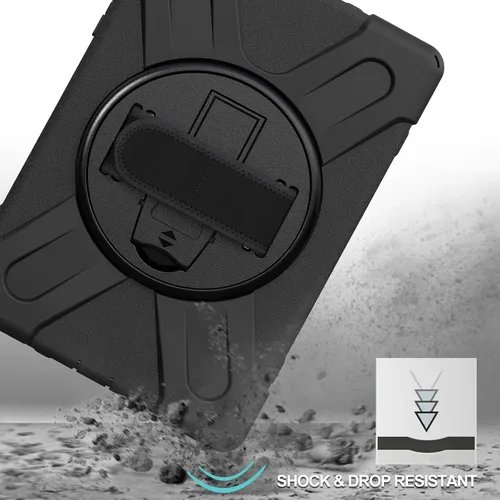 Vista 3 de ProCase Funda Lenovo Tab K10 de 10.3 pulgadas 2021 / M10 FHD Plus (2ª generación 2020), resistente a prueba de golpes, con soporte giratorio