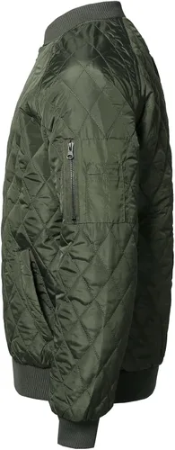 Vista 4 de Youstar Chaqueta bomber acolchada básica casual para hombre