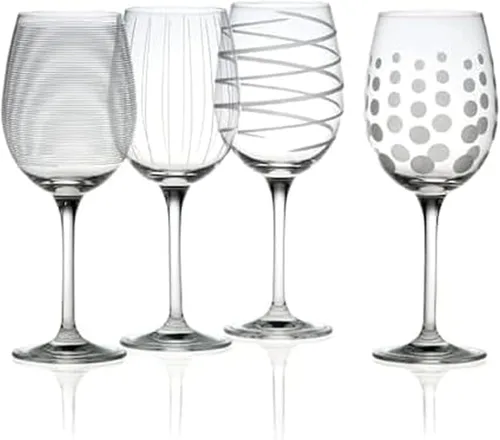 Vista 9 de Mikasa Cheers Balloon Goblet Copa de vino, 24.5 onzas, juego de 4, transparente