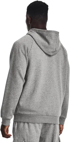Vista 2 de Under Armour - Sudadera Rival de vellón para hombres, con capucha y cierre con cremallera completa