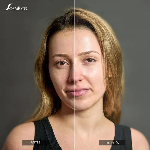 Vista 7 de SORMÉ Mineral Illusion Base líquida sin fragancia y aceite con protector solar no químico, fórmula mineral, hidratante con manteca de karité