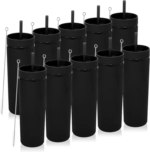 Vista 29 de Volhoply Vasos delgados de plástico de 20 onzas
