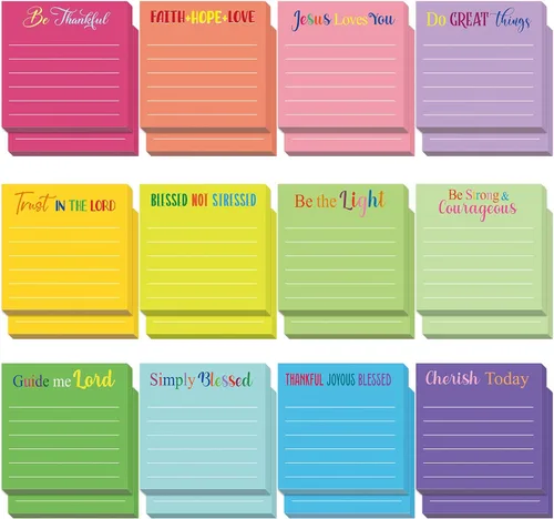 Vista 86 de Yinder 12 notas adhesivas inspiradoras, bonitas notas adhesivas motivacionales, regalos de agradecimiento a los empleados, a granel para profesores
