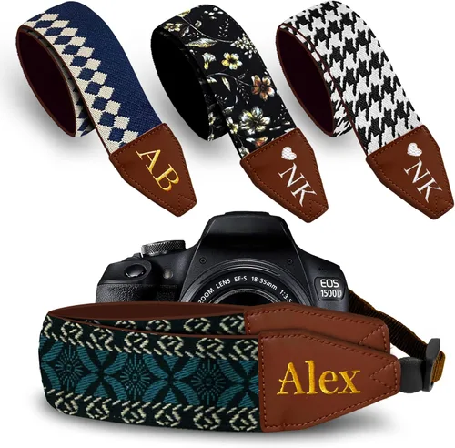 Vista 24 de Art Tribute Camera Strap for All DSLR and Mirrorless Cameras. Photographers Strap Neck, Shoulder & Crossbody Camera Strap