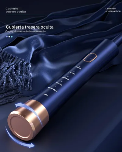 Vista 3 de AJELU cepillo de dientes eléctrico sónico impermeable IPX7, carga rápida de 2 horas con recordatorio de tiempo inteligente, 5 modos, 8 cabezales