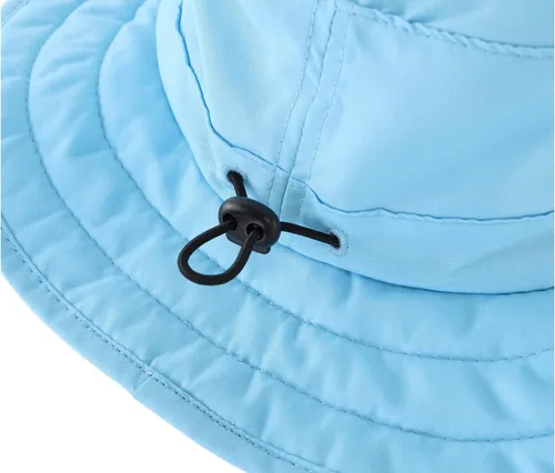 Vista 5 de Connectyle Sombrero de sol para niños y niñas, sombrero de pescador de ala ancha UPF 50+, sombrero de protección solar, sombrero transpirable
