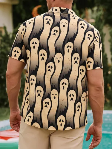 Vista 5 de Hardaddy Camisa hawaiana para hombre, manga corta, divertida, estampada, casual, con botones, Aloha