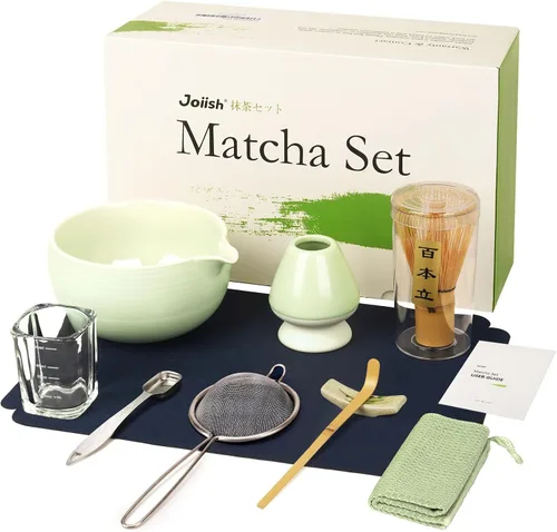 Vista 11 de Joiish Juego de 10 batidores de matcha, kit de matcha con cuchara medidora